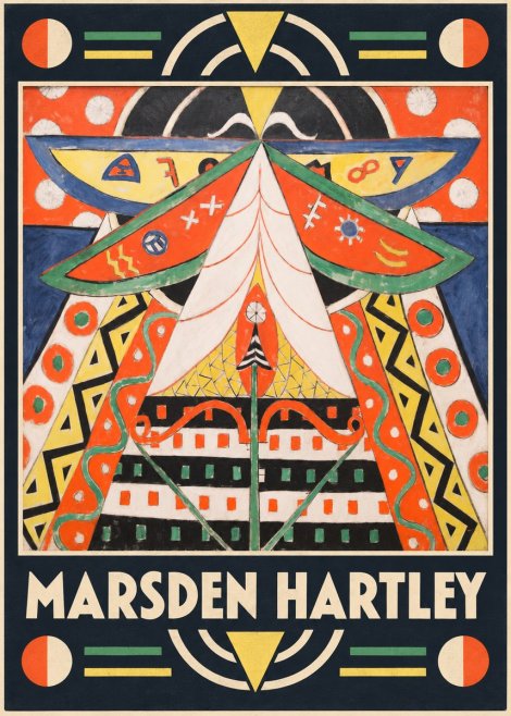 Marsden Hartley Painting No. 5 No5 - Plakat