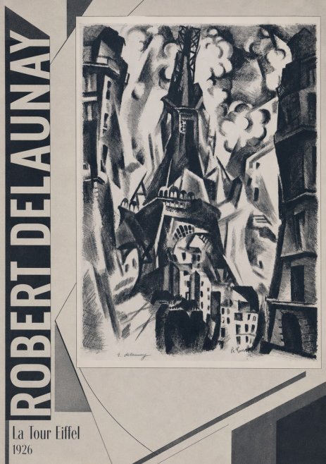 Robert Delaunay La Tour Eiffel No2 - Plakat