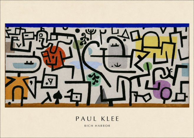 Paul Klee Rich Harbor No5 - Plakat