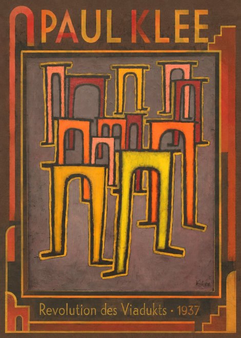 Paul Klee Revolution Des Viadukts No1 - Plakat