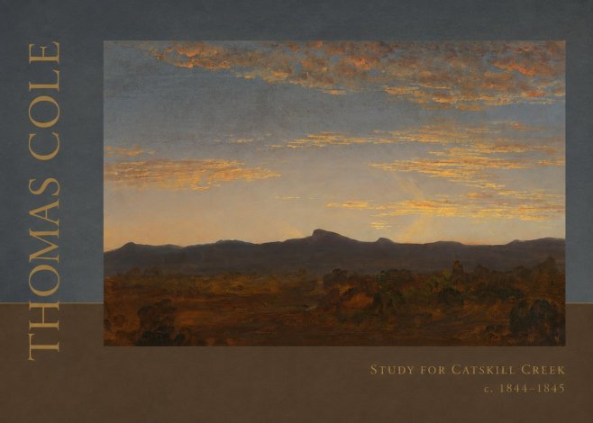 Thomas Cole Study for Catskill Creek I No6 - Plakat