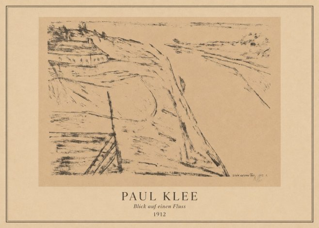 Paul Klee Blick Auf Einen Fluss No4 - Plakat