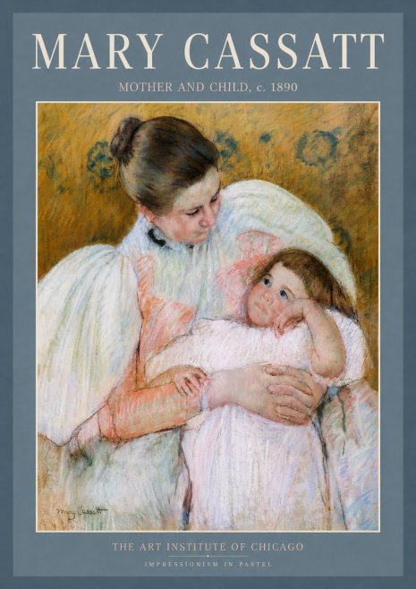Mary Cassatt Mother and Child VI No5 - Plakat