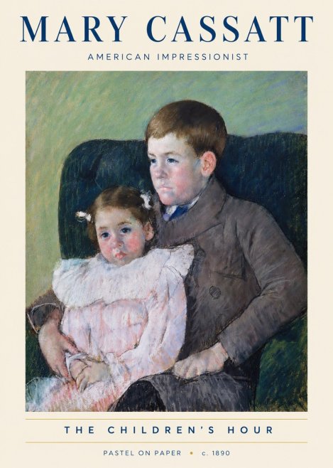 Mary Cassatt The Children's Hour No3 - Plakat