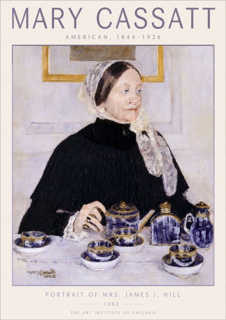 Mary Cassatt Portrait of Mrs. James J. Hill No5 - Plakat