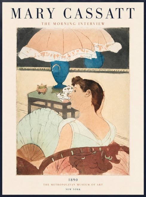 Mary Cassatt The Morning Interview No2 - Plakat