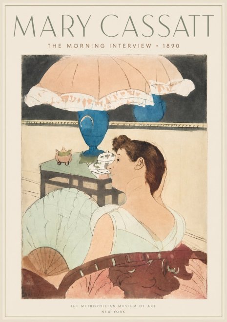 Mary Cassatt The Morning Interview No3 - Plakat