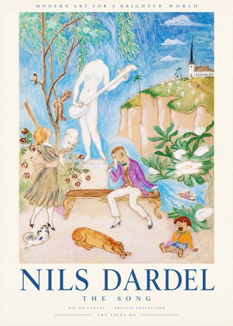 Nils Dardel The Song No1 - Plakat