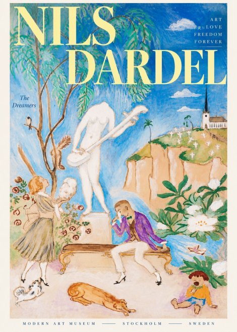 Nils Dardel The Song No4 - Plakat