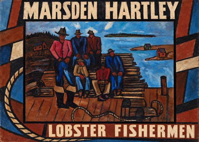 Marsden Hartley Lobster Fishermen I No3 - Plakat