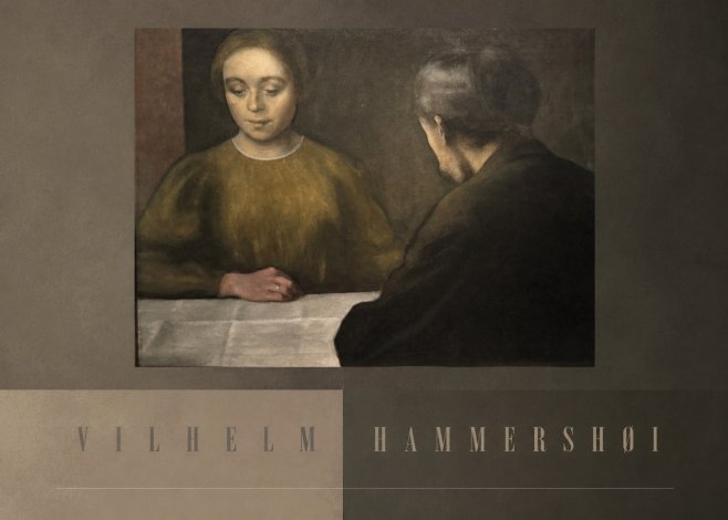 Vilhelm Hammershøi A Conversation No6 - Plakat