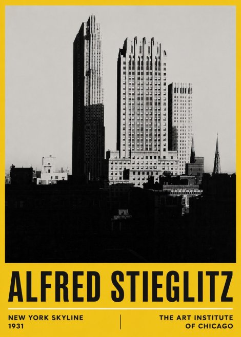 Alfred Stieglitz New York Skyline No6 - Plakat