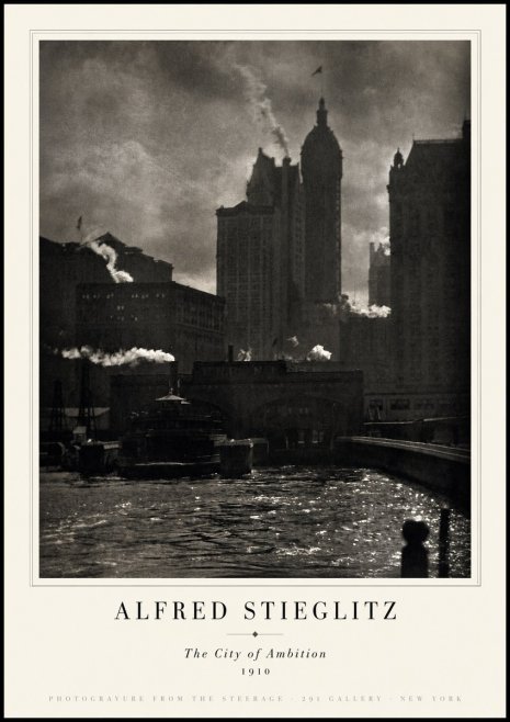 Alfred Stieglitz The City. New York No5 - Plakat
