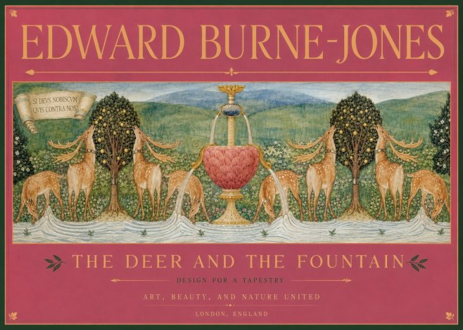 Edward Burne-Jones The Deer and the Fountain No2 - Plakat