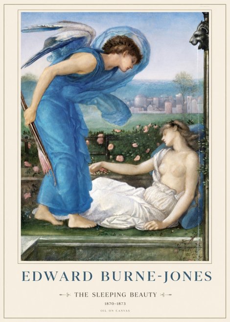 Edward Burne-Jones The Sleeping Beauty No1 - Plakat