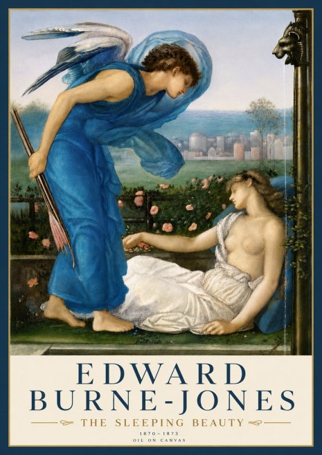 Edward Burne-Jones The Sleeping Beauty No4 - Plakat