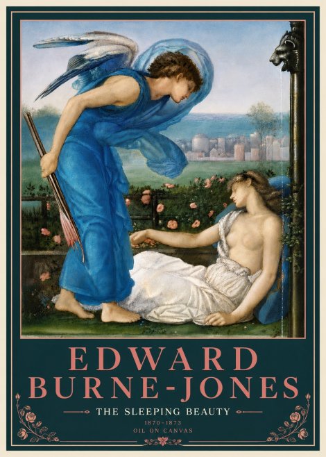 Edward Burne-Jones The Sleeping Beauty No5 - Plakat