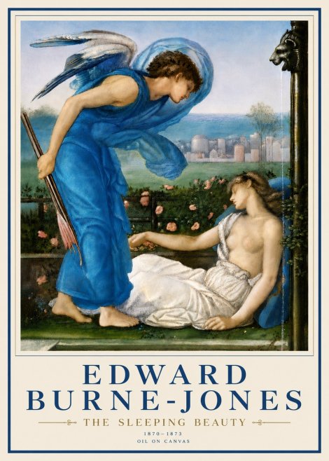Edward Burne-Jones The Sleeping Beauty No6 - Plakat