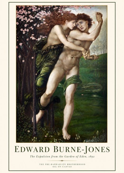 Edward Burne-Jones Springtime and the Spring No6 - Plakat