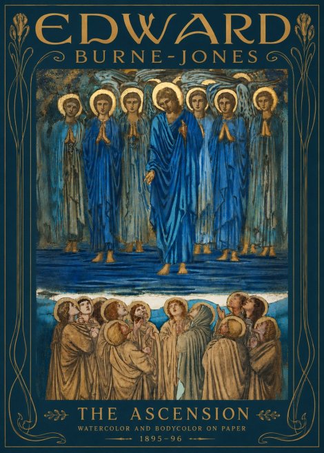 Edward Burne-Jones The Ascension No5 - Plakat