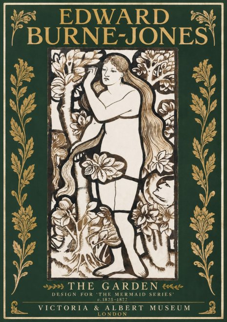 Edward Burne-Jones The Garden No2 - Plakat