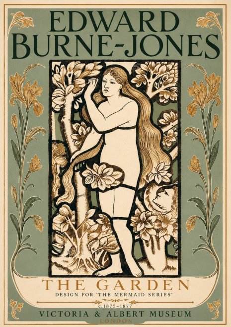Edward Burne-Jones The Garden No6 - Plakat