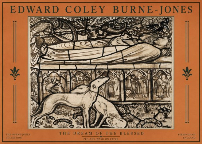 Edward Burne-Jones The Dream of the Blessed No2 - Plakat