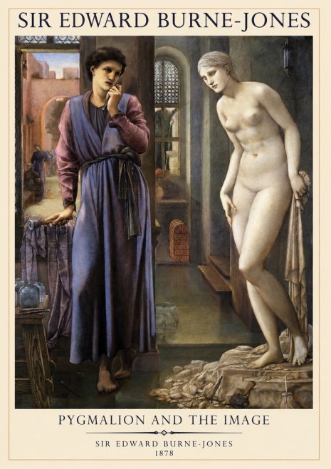 Edward Burne-Jones Pygmalion and the Image No1 - Plakat
