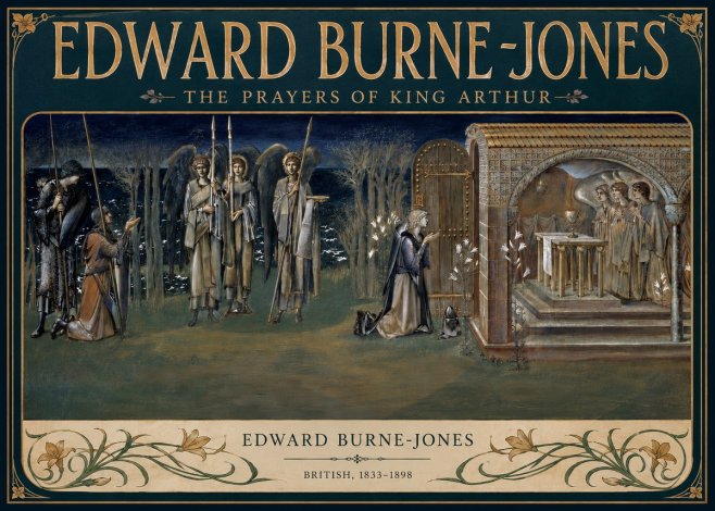 Edward Burne-Jones The Prayers of King Arthur No2 - Plakat
