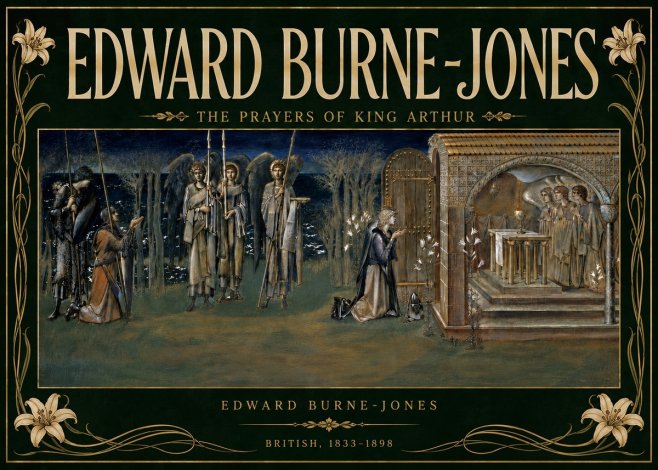 Edward Burne-Jones The Prayers of King Arthur No6 - Plakat