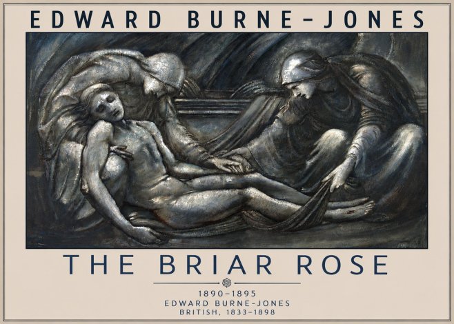 Edward Burne-Jones The Briar Rose No3 - Plakat