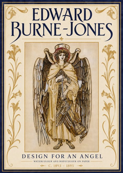 Edward Burne-Jones Design for an Angel No6 - Plakat