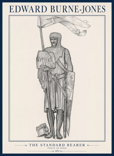 Edward Burne-Jones The Standard Bearer No1 - Plakat