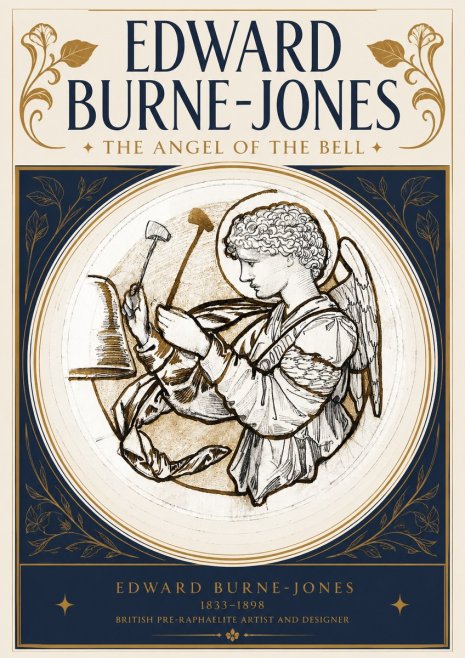 Edward Burne-Jones The Angel of the Bell No3 - Plakat