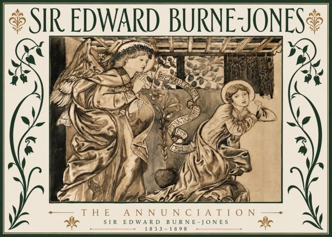 Edward Burne-Jones The Annunciation II No6 - Plakat
