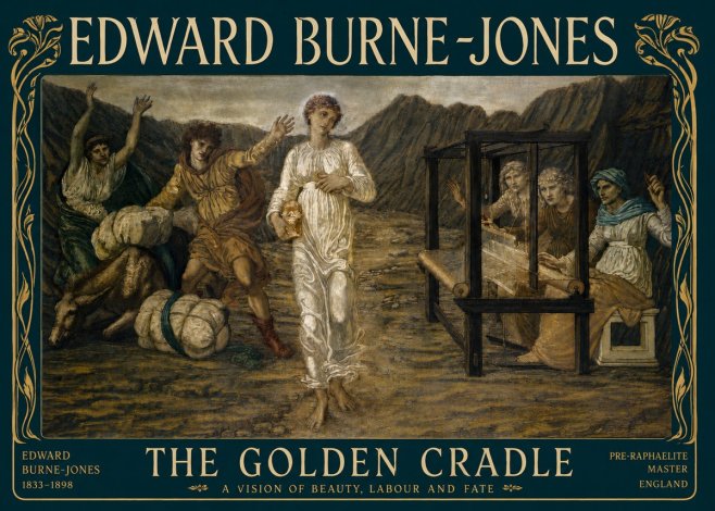 Edward Burne-Jones The Golden Cradle No4 - Plakat
