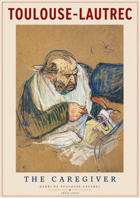 Toulouse-Lautrec The Caregiver No6 - Plakat