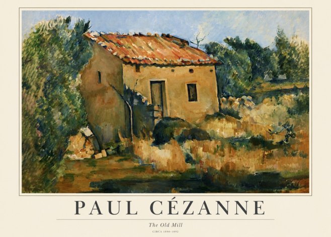 Paul Cézanne The Old Mill No1 - Plakat