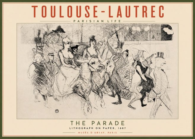 Toulouse-Lautrec The Parade No2 - Plakat