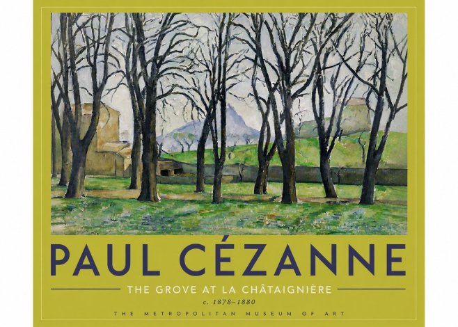 Paul Cézanne The Grove at La Châtaignière No5 - Plakat