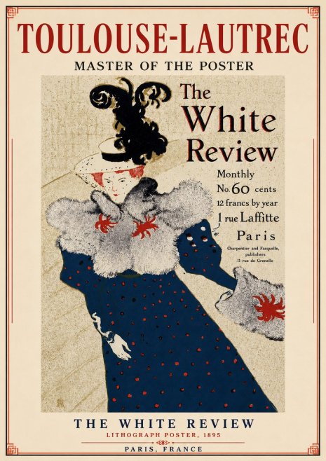Toulouse-Lautrec The White Review No4 - Plakat