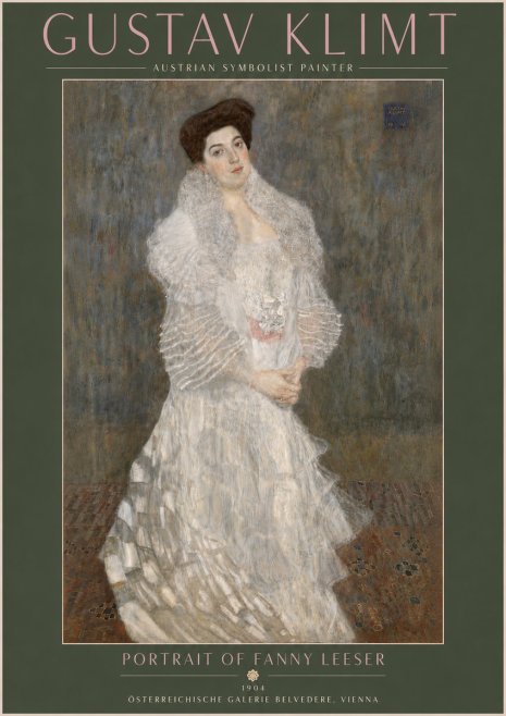 Klimt Portrait of Fanny Leeser No5 - Plakat