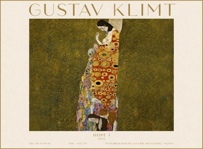Klimt Hope I No3 - Plakat