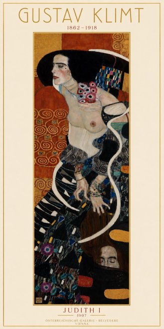 Klimt Judith I No4 - Plakat