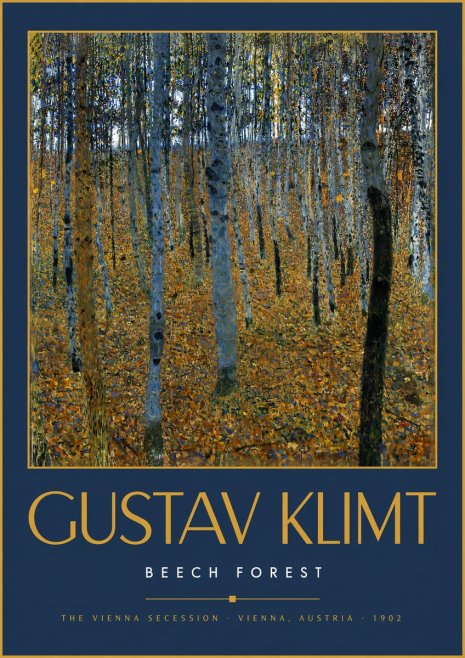 Klimt Beech Forest No6 - Plakat