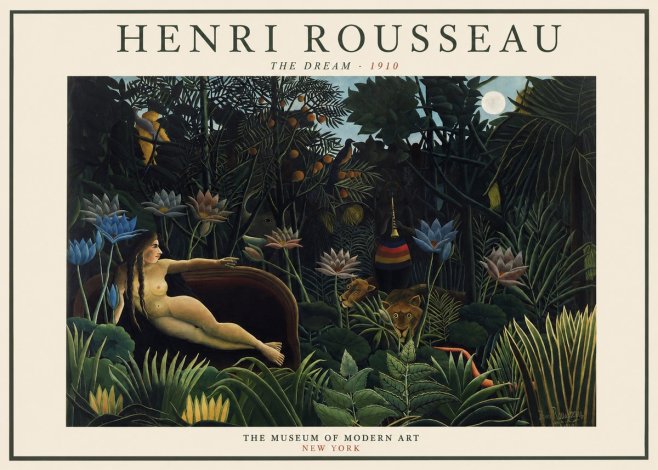Rousseau The Dream II No1 - Plakat