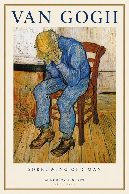 Van Gogh Sorrowing Old Man No1 - Plakat