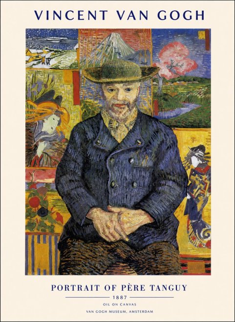 Van Gogh Portrait of Père Tanguy I No1 - Plakat
