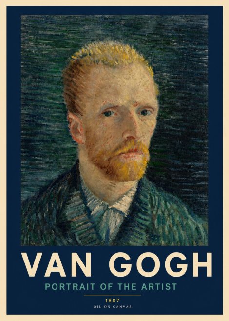 Van Gogh Portrait of the Artist II No2 - Plakat