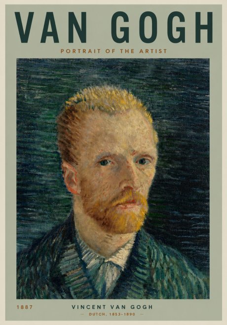 Van Gogh Portrait of the Artist II No4 - Plakat